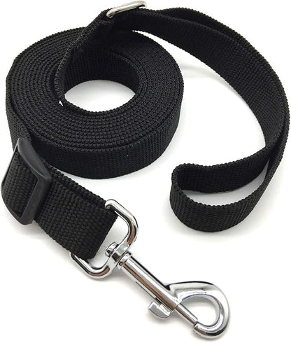 TAIAN Adjustable Nylon Dog Leash, 10 Foot Long Dog Leashes for Medium Large Dogs