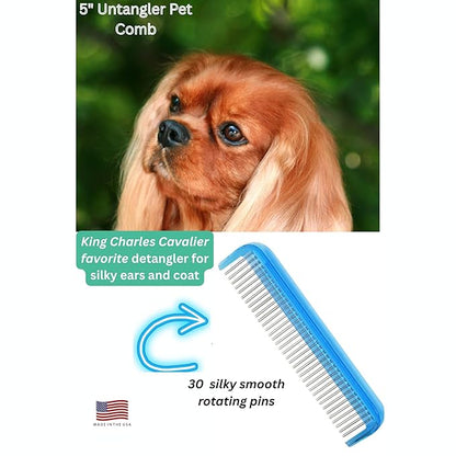 Pet Comb (5", Sky Blue)
