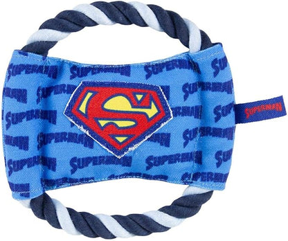 Cerdá Lifes Little Moments - for Fan Pets | Superman Dental Disc Rope - Officially Licensed by Dc Comics®