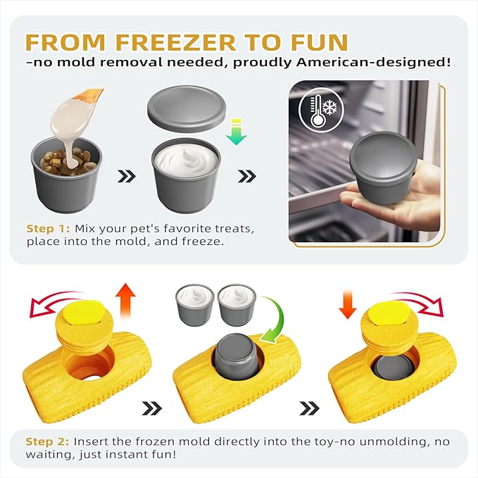 Aggressive Chew Toys for Large Dogs,Christmas Dog Toys,Indestructible Enrichment Tough Dogs Toys for Peanut Butter and Frozen Treats to Keep Them Busy and Relieve Anxiety