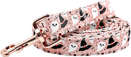 Dog Leash, Halloween Fall Ghost Print Durable Strong Dog Leashes Heavy Duty Comfortable Padded Pet Leash for Small Medium Large Dogs