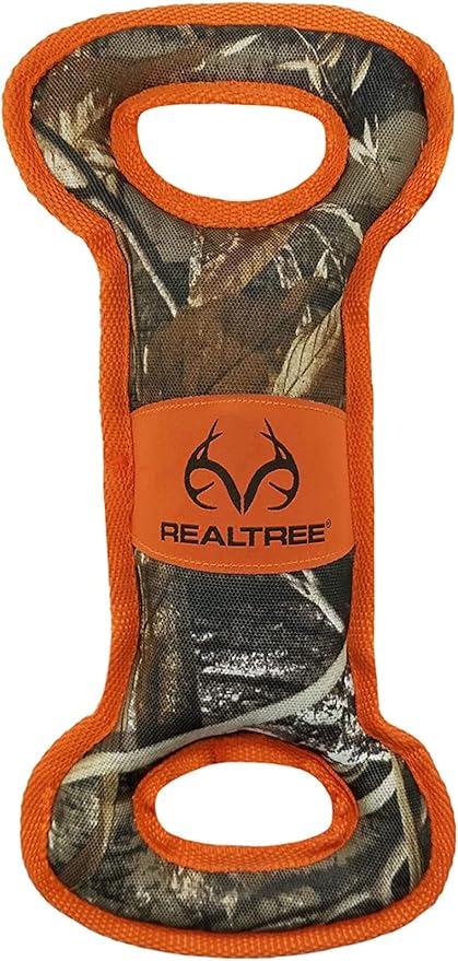 Pets First DOG CHEW&SQUEAK BONE TOY REALTREE Licensed. Premium Quality Pet Toy with Hunting&Camouflage Design. Durable Nylon Stuffed Pet Dog Toy with Double Stitching&Built-in SQUEAKER! 12' long