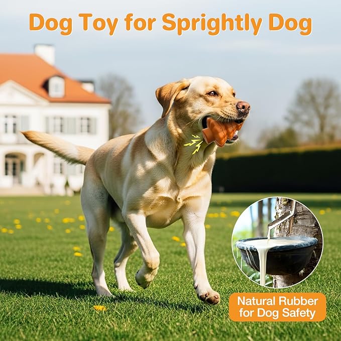 Dog Chew Toy-Tough&Durable Dog Toys for Aggressive Chewers,Christmas Tree Style&Beef Smell Squeaky Chew Toy -for Small Medium and Large Dogs.