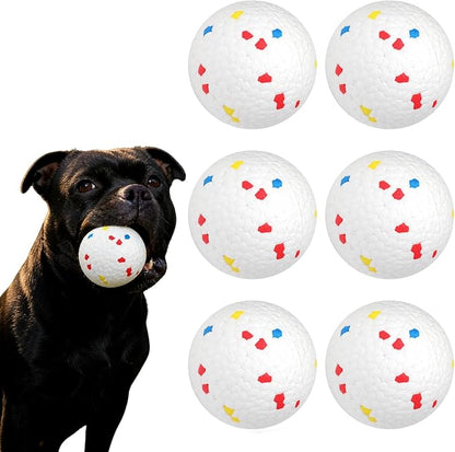 2.5" Dog Balls for Automatic Dog Ball Launcher, Remote Control Ball Thrower for Dogs (6-Pack)