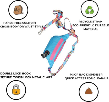 Pawlook Hands-Free Dog Walking Belt Bag