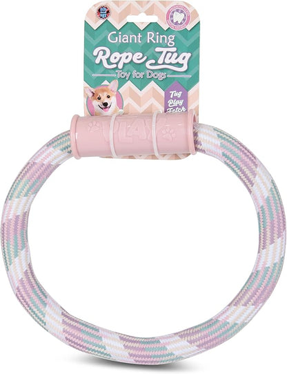 Bow Wow Woven Rope Dog Toys – Durable Chew & Tug Toys for Medium & Large Dogs – Gentle on Teeth – Assorted Shapes & Weaves – Dental Flossing Action – Heavy Duty Interactive Play
