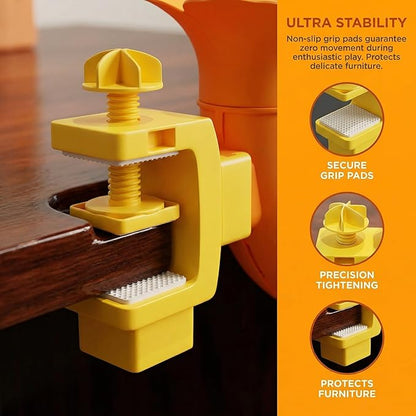 Automatic Dog Ball Launcher Toy - Adjustable Height, Interactive Fetch Machine for Indoor/Outdoor Play, Energy Release & Training, Fun for All Dog Sizes (Attaches to Door/Post/Table)