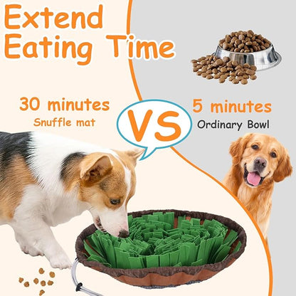 Lick Mat For Dogs,Snuffle Mat For Dogs,Interactive Dog Toys,Toy Feeder Slow Mats Interactive Feeding for Pet Treat Puzzle Keep Busy Large Small Puppy Food Licking Stimulation Puppies Sniff Activity