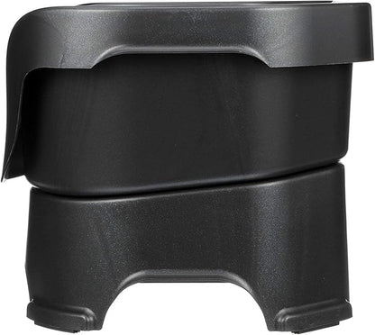 Neater Pet Brands Neater Feeder Deluxe Mess Proof Dog Bowls Elevated for Medium Dogs 19-40 lbs, Made in USA, No Spill Raised Dog Food Bowl Stand Feeding Station, Food and Water Bowl Set, Black