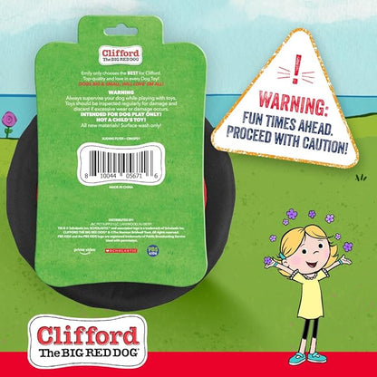 Clifford® Flying Disc Frisbee Dog Toy for Aggressive Chewers | 9.25" Durable Dog Frisbee | Quality, Strong Nylon Frisbee for Dogs for Fetch, Toss and Tug