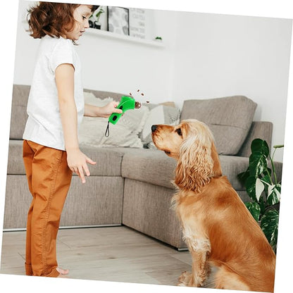 Happyyami Dog Snack Catapult Launcher Pet Interactive Training Toys Automatic Ball Feeder Treats Comfort Grip