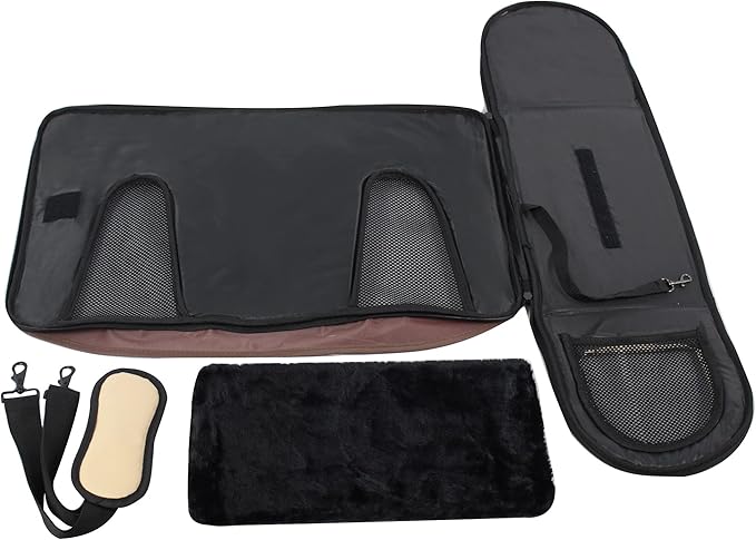 EliteField Deluxe Soft Pet Carrier (3 Year Warranty, Airline Approved), Multiple Sizes and Colors Available (18" L x 10" W x 11" H, Brown+Beige)