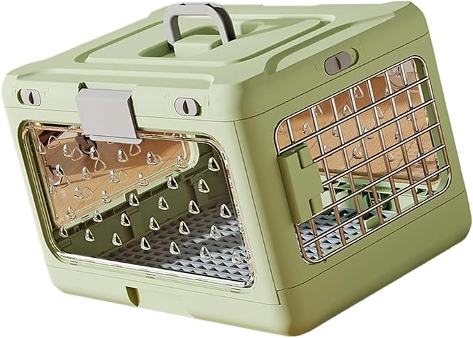 Foldable Pet Carrier with Anti Pee Layer and Spacious Inside for Comfort Compact Pet Carrier