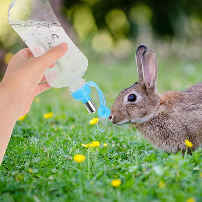 SUPVOX Portable Dog Water Bottle Leak-Proof Cap Outdoor Pet Water Dispenser for Small Dogs Cats Rabbits Hiking Travel