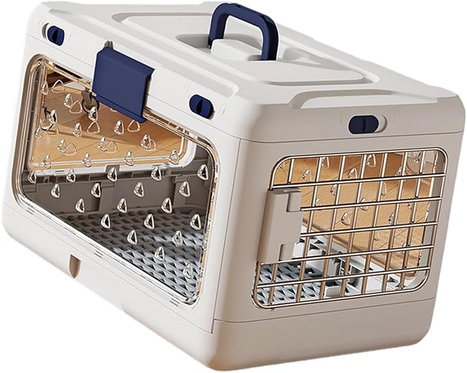 Foldable Pet Carrier with Anti Pee Layer and Spacious Inside for Comfort Compact Pet Carrier