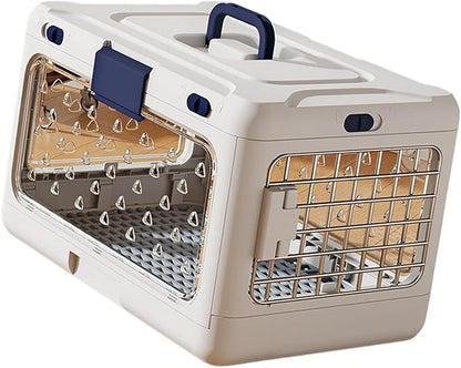 Foldable Pet Carrier with Anti Pee Layer and Spacious Inside for Comfort Compact Pet Carrier