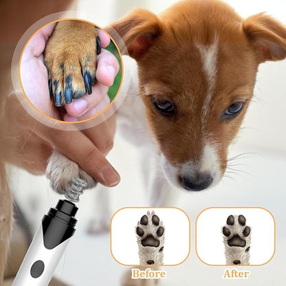 Diamond Rotary Nail Grinder Bits 1/8" Pet Toenail Grinder Attachment Dog Claw Grinder Replacement Heads Nail File Wheel for Medium Large Dogs Nail Care Clippers Trimming Parts