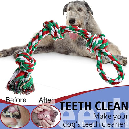Rope Toys for Dogs - Indestructible Chew Toys for Aggressive Chewers, Tough Puppy Teething Toys for Boredom, Dental Cleaning Tug of War Toy - Great for Small to Large Breed
