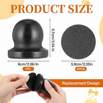 Dog Nail File with Replaceable Filing Disc Dog Nail File Scratch Board Replaceable Sandpaper Stress Free Nails Filing Dogs Trainning Accessories for Smooth and Healthy Nails
