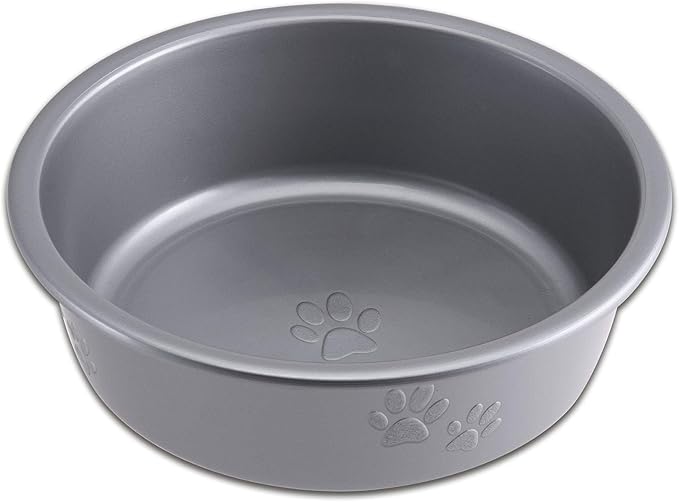 Loving Pets Dolce Luminoso Dog Bowl, Large, Silver