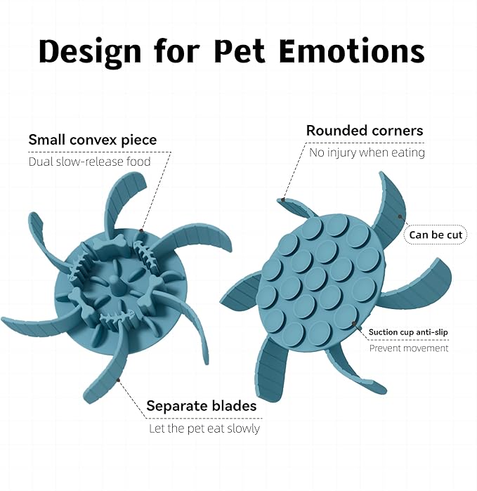 2 in 1 Slow Feeder Dog Bowl with Removeable Silicone Feeder Insert, Stainless Steel Pet Bowl, Non-Slip Rubber Base for Small Medium Dog Cat (3.2 Cups)