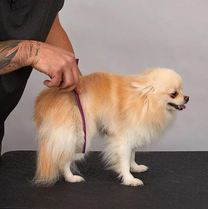 Dog and Cat Grooming Combs Contour Custom Coat Fur Finishing Shape Fluff Style and Primp (9.5 inch Wave Comb)