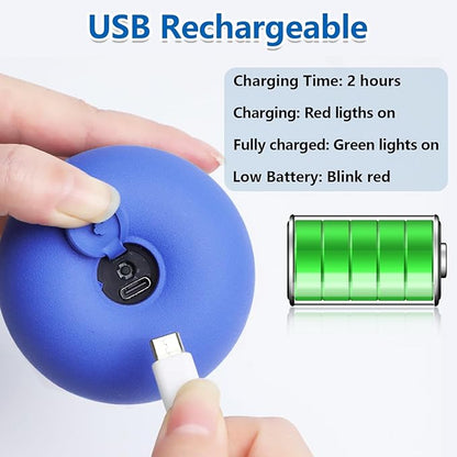 Interactive Dog Toys with Motion Activated, Squeaky Dog Toy Active Rolling Ball for Puppy and Medium Dogs, USB Rechargeable