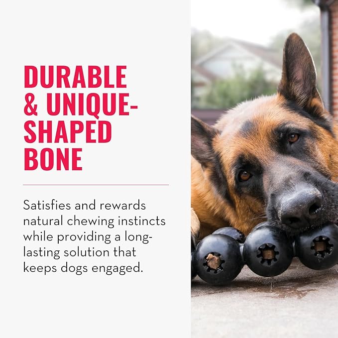KONG Extreme Goodie Ribbon - Stuffable Dog Toy for Play - Chew Toy Satisfies Natural Chewing Instincts - for Large Dogs