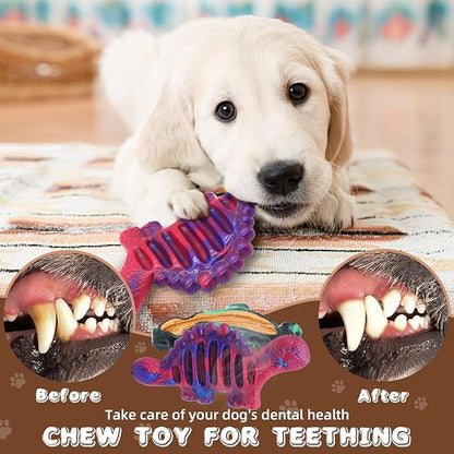 Magicorange 3 Pack Dog Chew Toys for Aggressive Chewers, Nylon Durable Dog Toys, Milk Flavored Tough Chew Toys