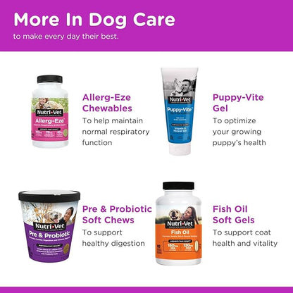 Nutri-Vet Ear Cleanse for Dogs, Liquid Ear Cleanser with Soothing Aloe and Salicylic Acid, Removes and Cleans Wax, Dirt, and Debris, Deodorizes, and Itch Relief, Gentle Veterinarian Formulated, 8oz
