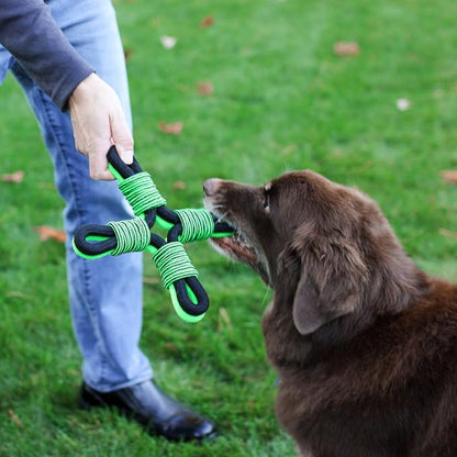Jolly Pets TIK-Tak-Tugzz Small/Medium X Rope Dog Toy