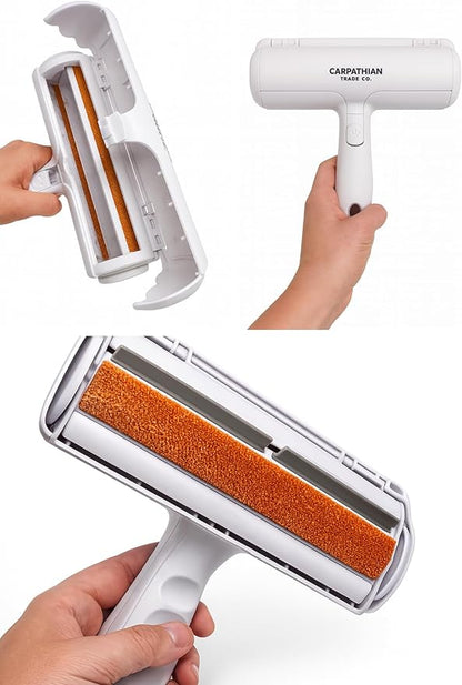 Reusable Pet Hair Remover Roller – Dog & Cat Fur Remover Brush for Furniture, Carpet & Clothes – Reusable & Eco-Friendly by CarpathianTradeCo