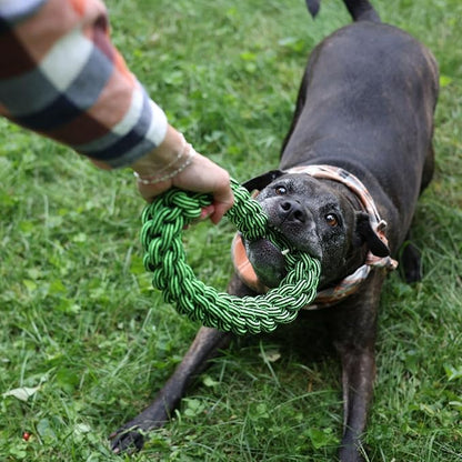 Jolly Pets TIK-Tak-Tugzz Large/XL O Rope Dog Toy