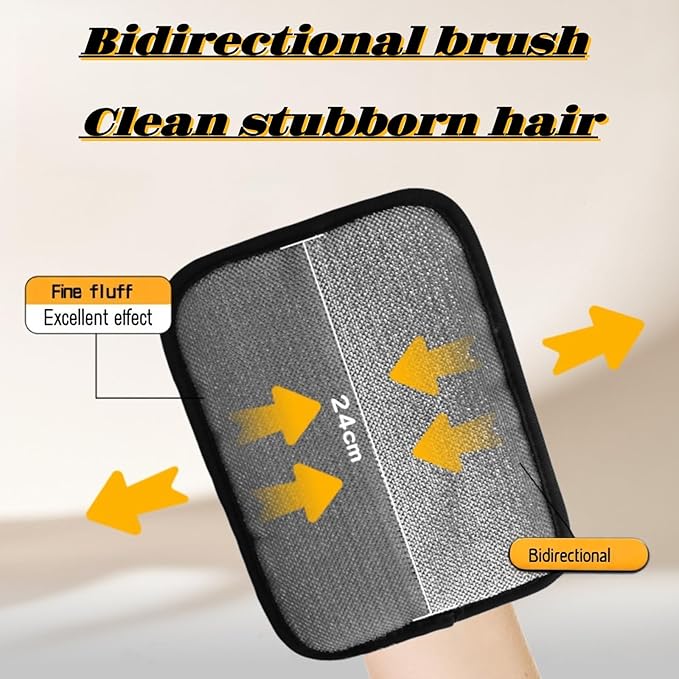 Pet Hair Removal, Electrostatic Pet Hair Removal Gloves, Cat and Dog Pet Hair Removal Tools, Suitable for Bed Sheets, Clothes, Sofas, Reusable Pet Gloves -4 Pieces