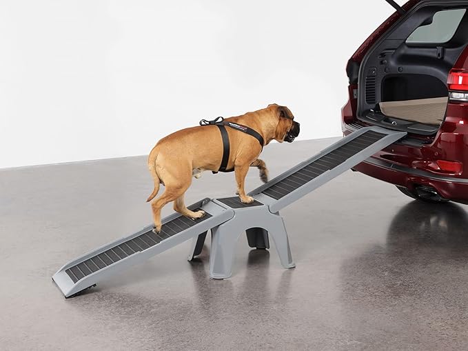 WeatherTech Easy Ramp - Non-Slip Dog Ramp for Cars, Trucks & SUV's - Supports Up to 300 lbs. - Safe, Easy Way for Pets to Access Car, Truck, Camper, Bed, Couch & Other Home Areas