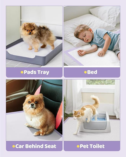 36"x36" 4XL Lavender Scented Disposable Dog Pee Pads, 30 Count | Extra Large Puppy Training Pads with 6-Layer Super Absorbent Protection, Leakproof Puppy Pads for Large Dogs & Senior Pets