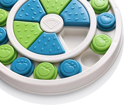 Smart Paws Level 2 Interactive Pet Puzzle Toys for Dogs and Cats - Mental Stimulation Treat Dispenser, Slow Feeder, and Enrichment Game Pets