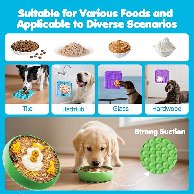 havit Frozen Dog Treats Toy to Keep Them Busy, Cognitive Dog Enrichment Toys,Interactive Toys Long Lasting, Easy to Clean (6 in 1)