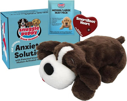 Snuggle Puppy Original Toys - Heartbeat Puppy for Dogs - Pet Anxiety Relief and Calming Aid - Comfort Dog Toys for Behavioral Training