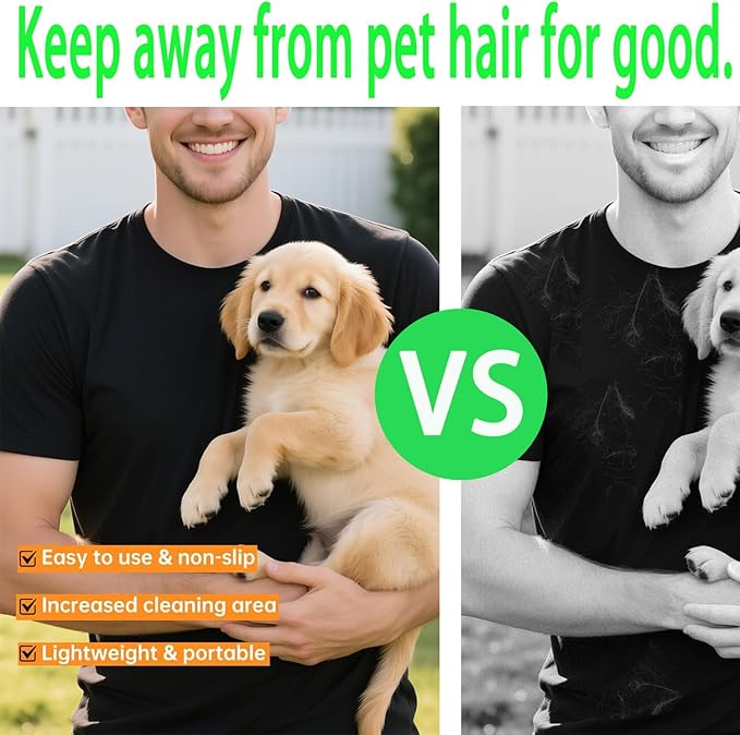 Pet Hair Remover, electrostatic pet Hair Removal Gloves - Reusable cat and Dog Hair Removal Tools for Furniture, Clothing, and Bedding - Sofas, Blankets, and Hair Removal Controls (1 Piece)
