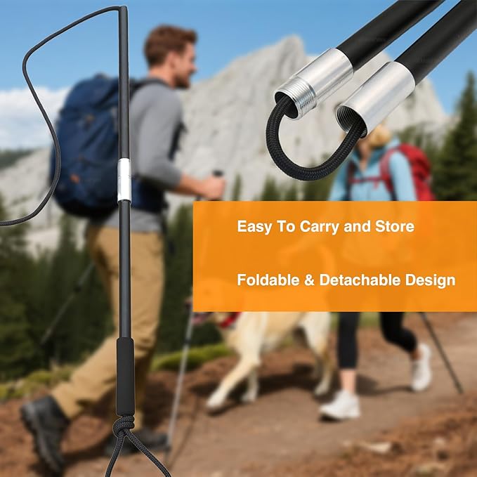 Flirt Pole for Dogs,Heavy Duty 4 Pieces Set with 3 Lures,Interactive Teaser Wand for Small Medium Large Pets,Durable Flirt Stick for Chase,Outdoor Tether Play,Exercise,Training