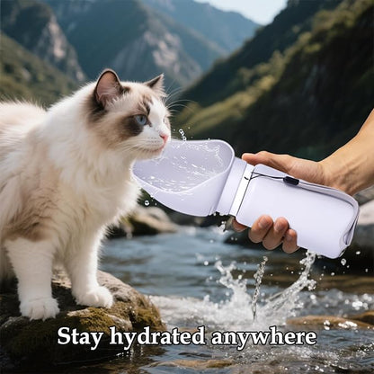 Dog Water Bottle, Silicone Foldable Bottle for Pets, Portable Pet Water Dispenser, Outdoor Travel Dog Drink, Walking Cat Drink Cup