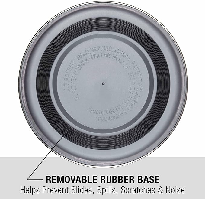 Loving Pets Bella Dog Bowls- Stainless Steel Dog & Cat Bowls - Spill Proof Dog Food Bowl, Cat Bowl, Puppy Essentials & Pet Supplies Great for Home & Travel (X-Large 65-100lbs, Blueberry)