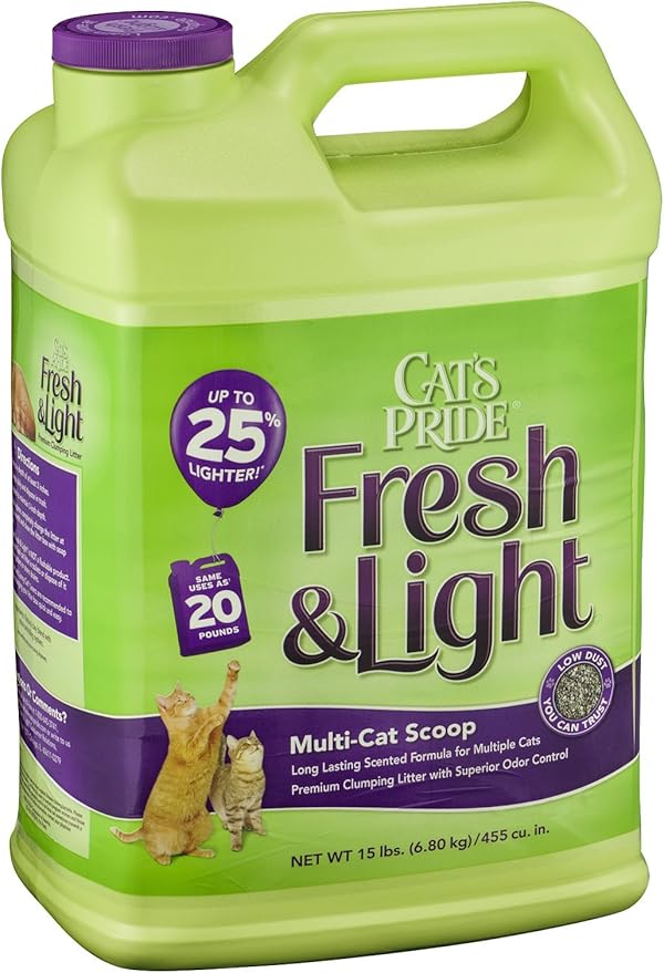 Cat's Pride Fresh & Light Fresh and Clean Scent Cat Litter 15 lb.