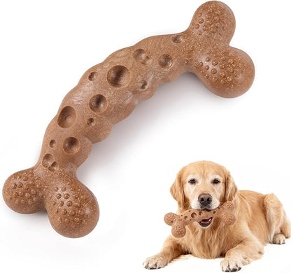 Dog Chew Toy for Aggressive Chewers Chicken Flavored Tough Dog Bone Toys for Medium Large Dog Breed to Keep Them Busy