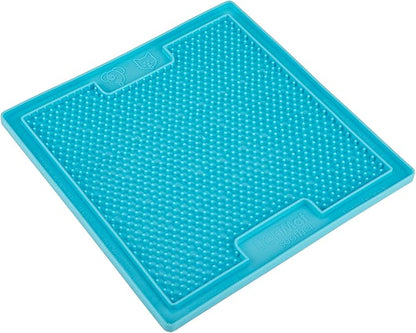LickiMat Classic Soother Slow Feeder for Dogs Lick Mat Boredom Anxiety Reducer Perfect for Food Treats Yogurt Liquid Food Peanut Butter Fun Alternative to a Slow Feed Dog Bowl, Turquoise