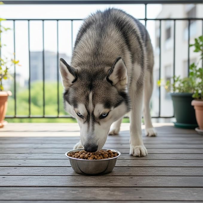 2 Pack Metal Cat and Dog Small Bowls, Stainless Steel Dog Bowls, Dogs Water and Food Bowl Set, Pet Dishes for Small Dogs and Cats