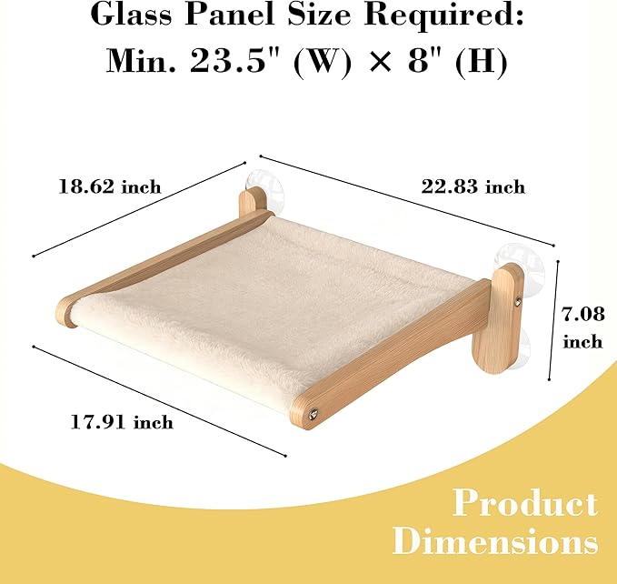 Cat Window Perch with Bird Feeder – Upgraded Bird Watching Solution for Indoor Cats, Foldable Cat Hammock Seat with Strong Suction Cups, Relieves Boredom & Stimulates Natural Instincts