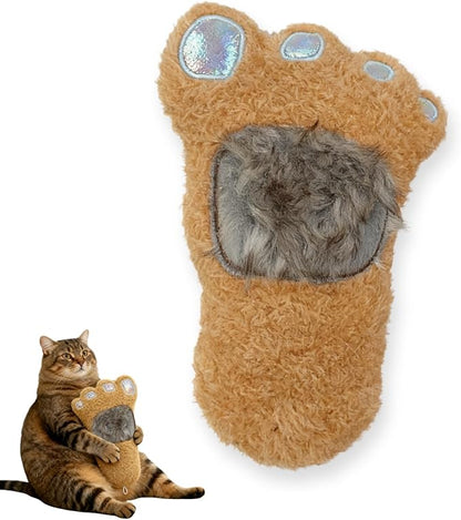 Cat Toy Stinky Paws, Filled with Valerian Catnip, Hang Anywhere, Features Crinkle Paper and Rattle, Multi-Function Interactive Cat Toy, Suitable for All Cat Breeds