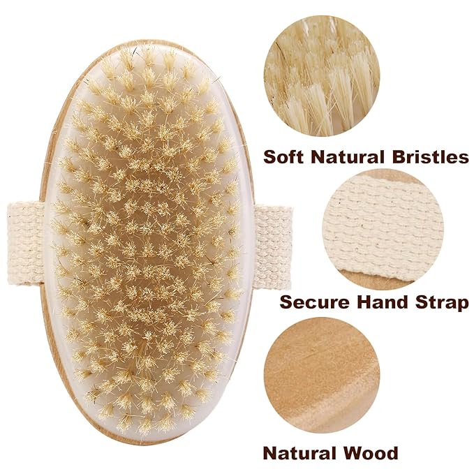 Dog Cat Brush for Short Hair Pet, TWPER Soft Boar Bristle Pet Palm Grooming Brush Gentle Hair Removal Massage